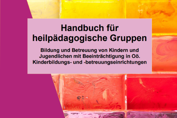 Deckblatt Handbuch für heilpädagogische Gruppen