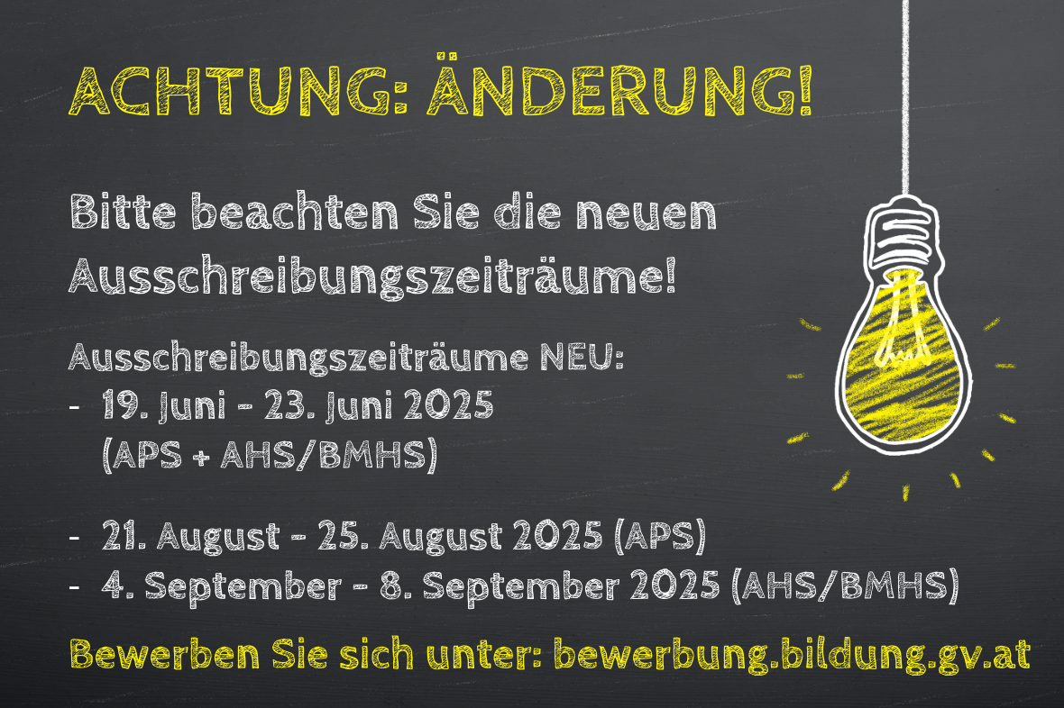 Ausschreibungstermine
